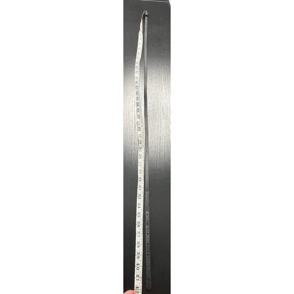 J. Crew Preppy Thin Leather Belt with Small Silver Stud Details - Picture 6 of 7